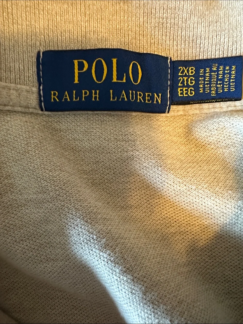 Polo by Ralph Lauren Stone Beige Short-Sleeve Polo
